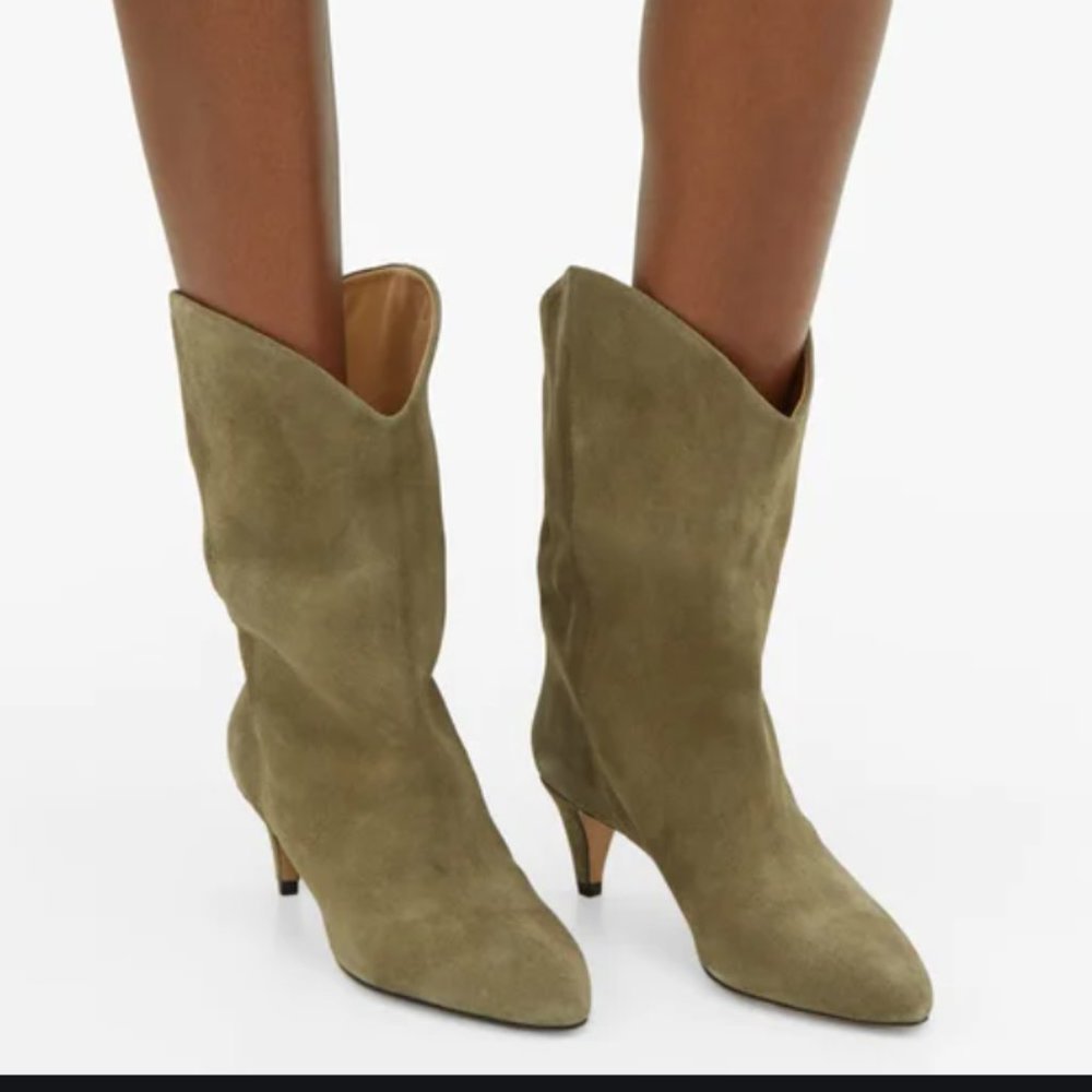 Isabel Marant Dernee Suede Ankle Boots (38)